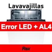 Error LED + AL4 Lavavajillas Rex