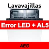 Error LED + AL5 Lavavajillas AEG
