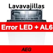 Error LED + AL6 Lavavajillas AEG