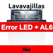 Error LED + AL6 Lavavajillas Rex