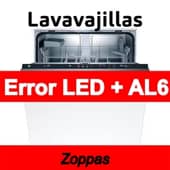 Error LED + AL6 Lavavajillas Zoppas