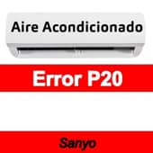 Error P20 Aire acondicionado Sanyo